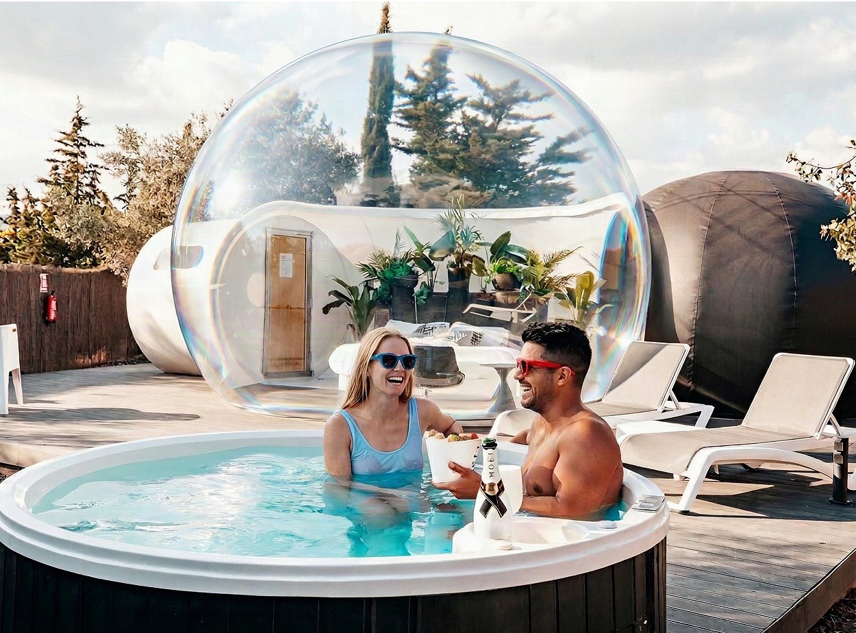 Glamping con Jacuzzi: Presidencial Vulcano