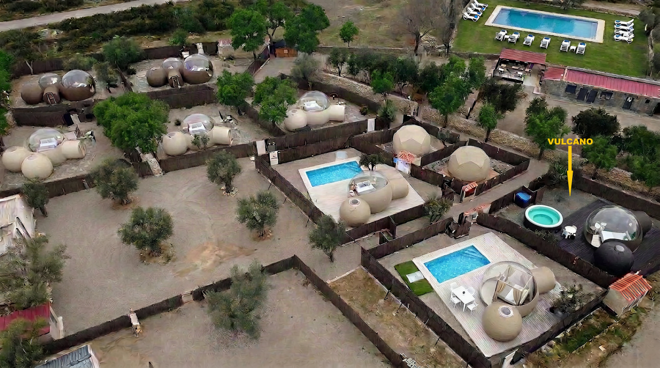 Glamping con Jacuzzi: Presidencial Vulcano