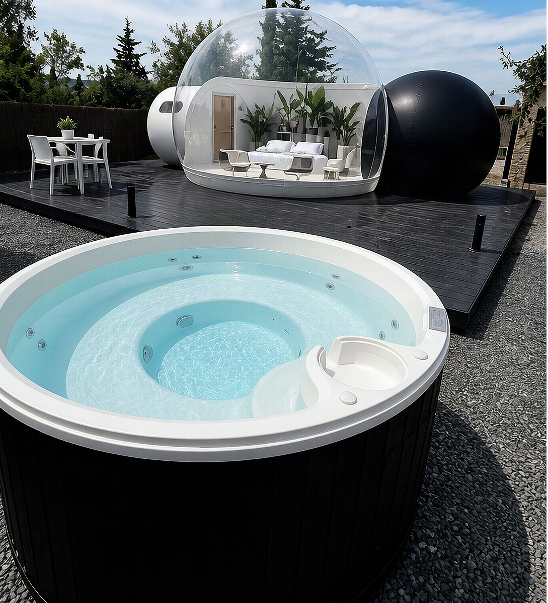 Glamping con Jacuzzi: Presidencial Vulcano