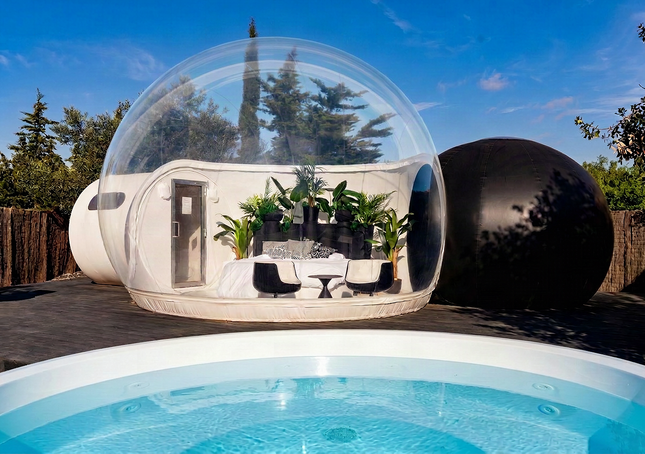 Glamping con Jacuzzi: Presidencial Vulcano