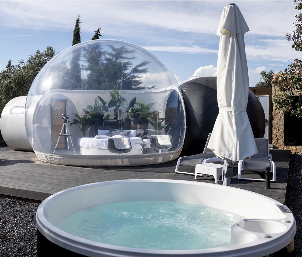 Glamping con Jacuzzi: Presidencial Vulcano
