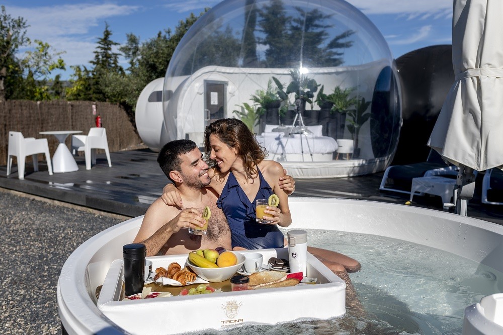 Glamping con Jacuzzi: Presidencial Vulcano
