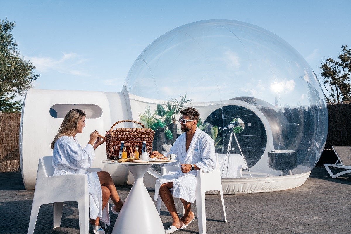 Glamping con jacuzzi Presidencial Vulcano
