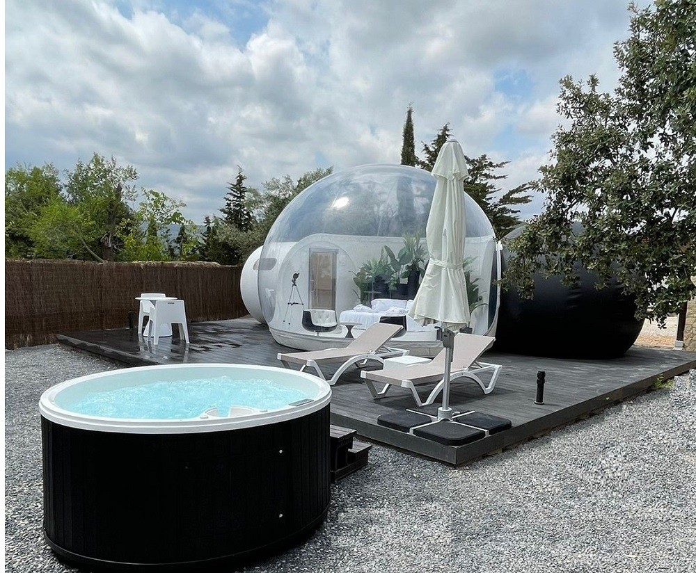Glamping con Jacuzzi: Presidencial Vulcano
