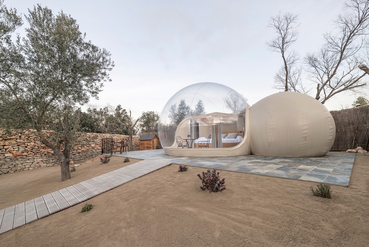 Glamping lujo con purificador de aire Premium Clean Air