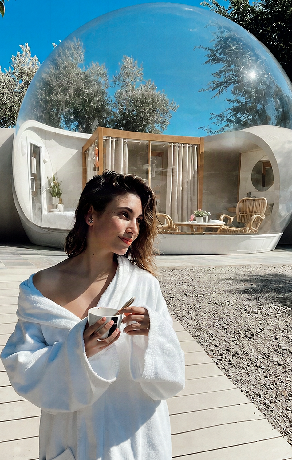 Glamping para parejas: Premium King