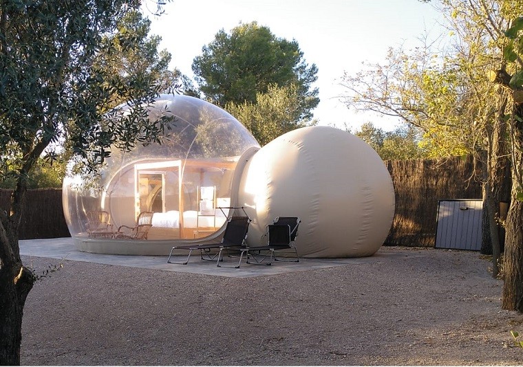 Glamping con mascotas en burbuja Premium Extra
