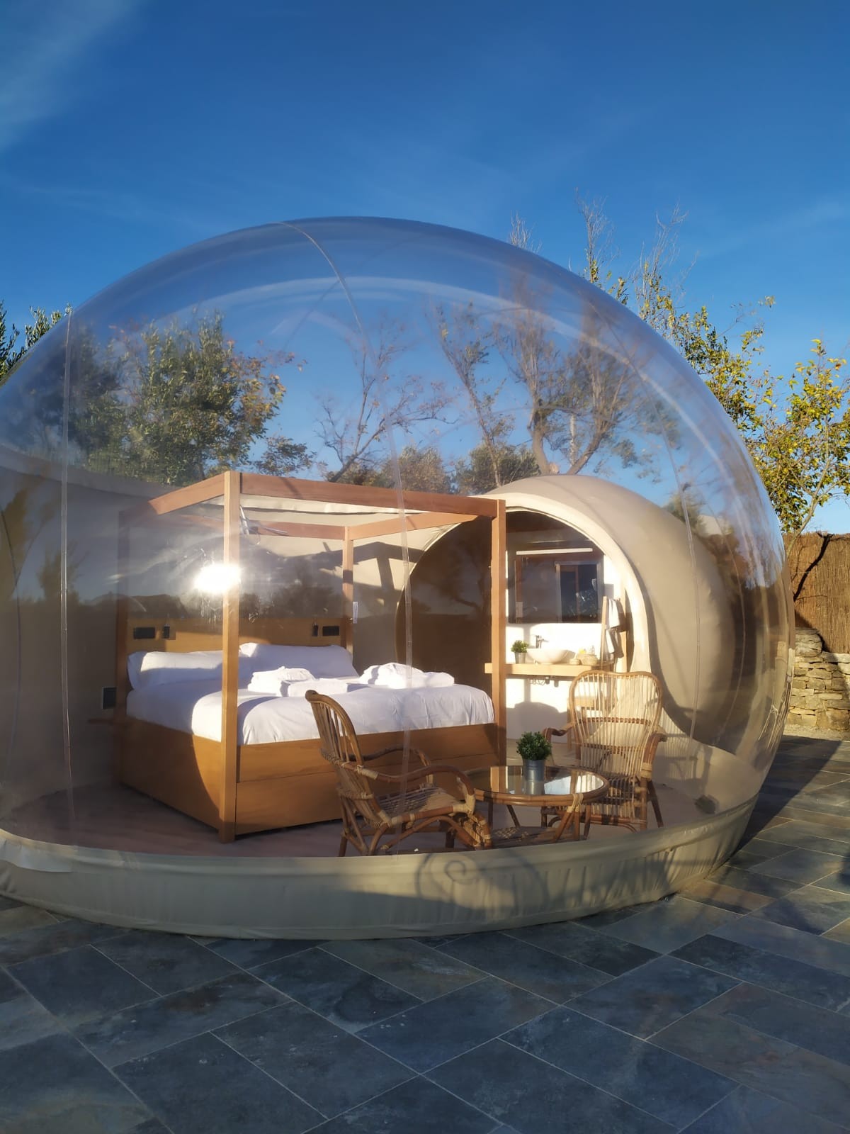 Glamping ecológico Burbuja Premium Extra
