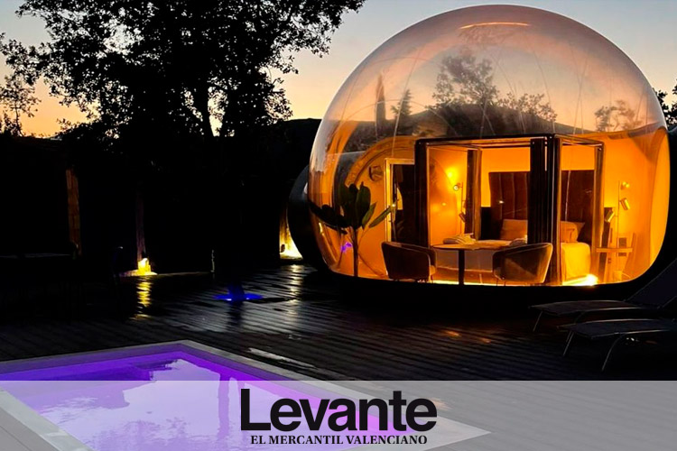 Un hotel 'burbuja' para ver las estrellas desde la cama en la Comunitat Valenciana